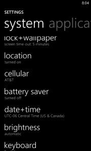 Battery Saver in Settings on Windows Phone Battery Saver in Settings on Windows Phone