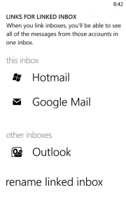 Linked Hotmail & Google Inboxes Linked Hotmail & Google Inboxes
