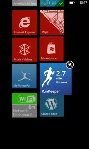 Remvoing a Live Tile Removing a Live Tile on Windows Phone