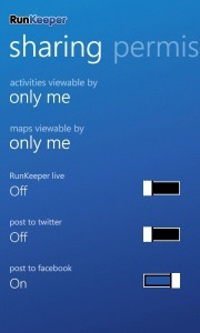 RunKeeper Sharing Page RunKeeper Sharing Page