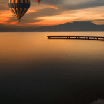 Balloons Over Lake