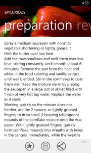 Recipe Preparation in Epicurious Recipe Preparation in Epicurious