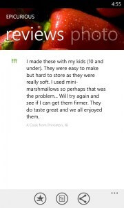 Recipe Reviews in Epicurious Recipe Reviews in Epicurious