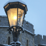 Snowy Street Lamp