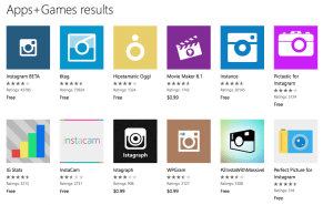 Instagram Search in the Windows Phone Store