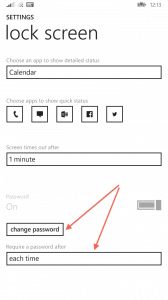 Windows Phone Lock Screen