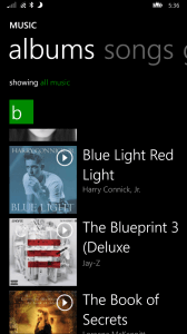 Music for Windows Phone