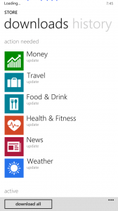 MSN App for Windows Phone Updates