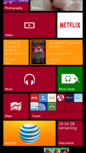 Kindle Live Tiles and Pinned Books
