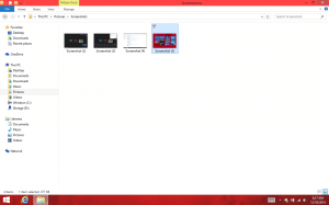 Screenshots Folder on my Windows Tablet