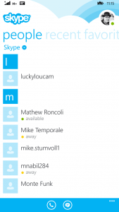 New Skype for Windows Phone