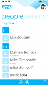 Old Skype for Windows Phone