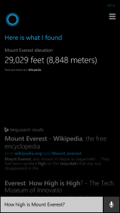 Cortana for Windows Phone