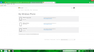 New Microsoft Account Phone Information Page