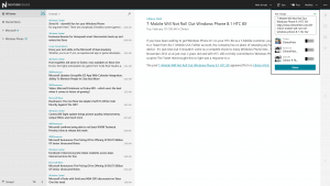 Sharing Articles in NextGen Reader for Windows 8.1