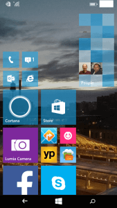 Vertical Wide Tile in Windows 10 for Phones