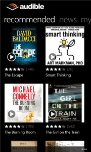 Audible for Windows Phone