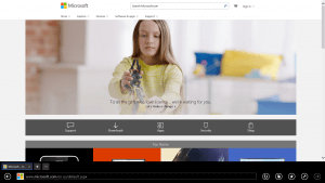New Microsoft Homepage