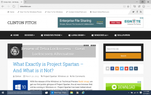 Project Spartan UI