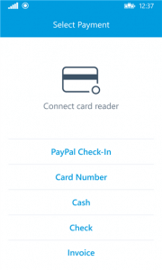 PayPal Here for Windows Phone
