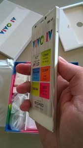 The thin size of the BLU VIVO IV