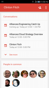 Conversations View of Gmail for Android