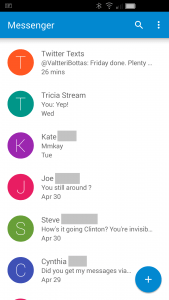 Google Messenger User Experience