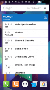 Microsoft Outlook Agenda Widget