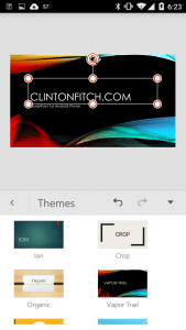 Themes in PowerPoint for Android Phone