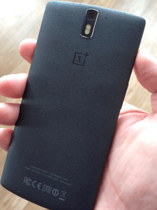 Back of the OnePlus One