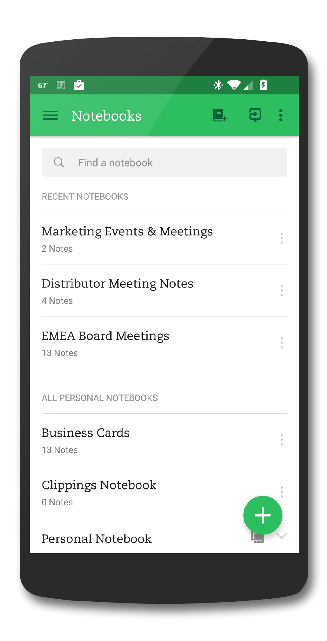 evernote for android wear