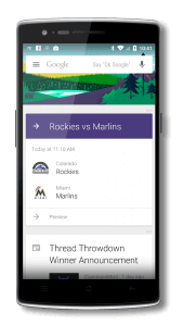 Google Now on Android