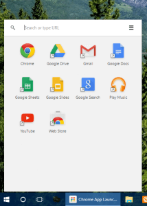 Google Chrome App Launcher