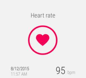 Heart Rate in Google Fit