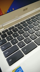 Keyboard of the Asus C670