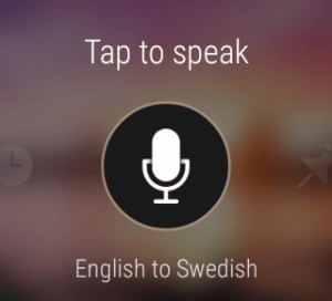 Microsoft Translator for Android Wear