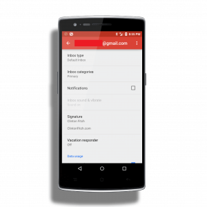 Notifications in Gmail for Android