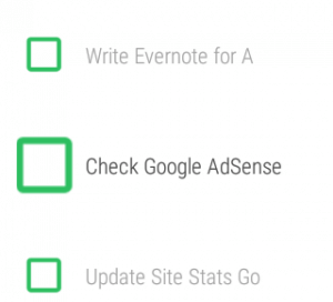 To Dos in Evernote for Andrroid Wear