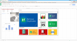 Add Ons for Google Sheets