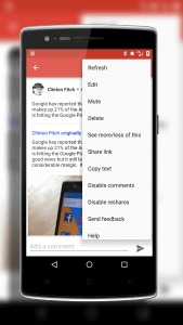 Google+ Link Sharing