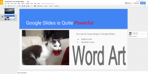 Google Slides in Chrome
