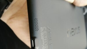 Speakers on the Nexus 7