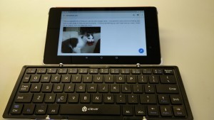 iClever Keyboard and Nexus 7