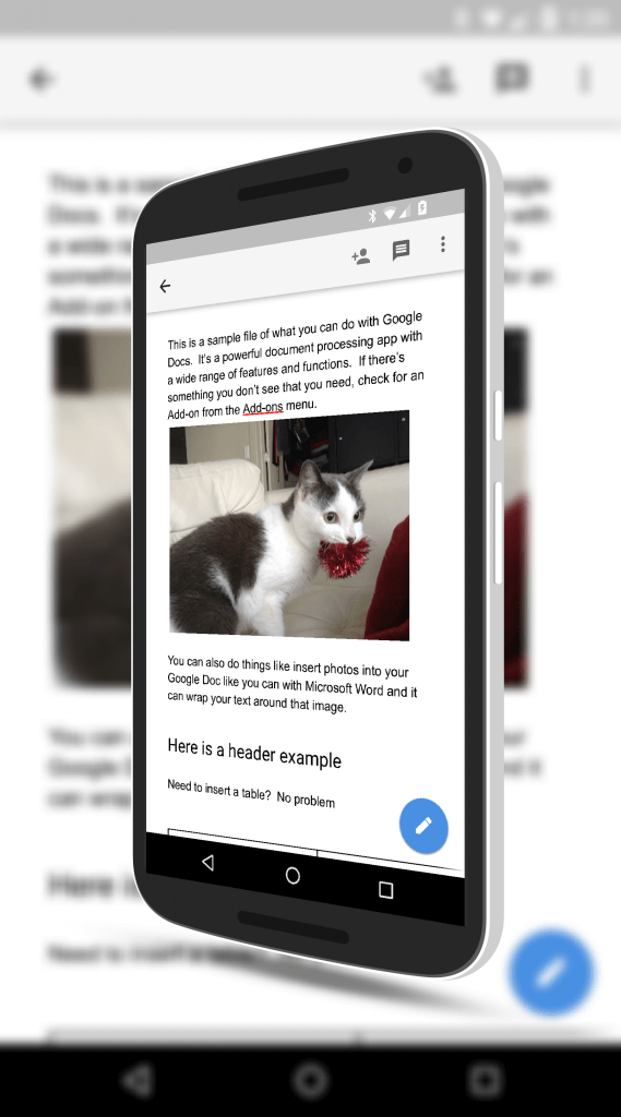 Google Docs for Android