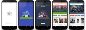 New Google Play Store Transitions