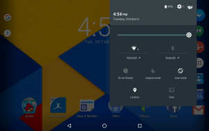 Nexus 7 Notification Drawer