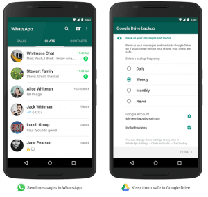 WhatsApp Backup to Google Drive