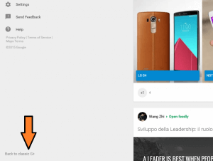 Reverting Back to Old Google+