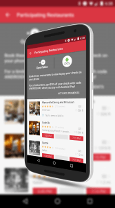 Android Pay in OpenTable