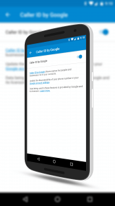 Google Caller ID Enable